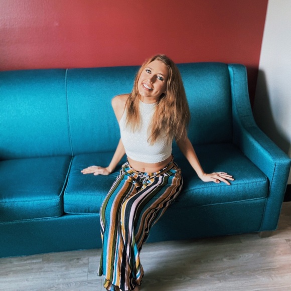 Striped Women's Pants - Picture 2 of 4